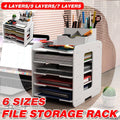 Multi Layer Desktop File Storage Rack - 5 Layer, 23 cm Compact - view 2