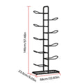 Multi-Layer Iron Frame Basketball Storage Rack for Sports Gear - view 3