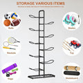 Multi-Layer Iron Frame Basketball Storage Rack for Sports Gear - view 4