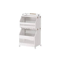 Multi Layer Laundry Hamper Storage Rack, Moisture Proof and Space Saving - 2 Tier