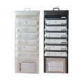 Multi-Layer Wall Mounted File Organiser, Accordion Document Storage - White - view 3