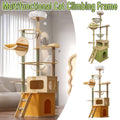 Multi-Level Cat Climbing Tree Tower with Hammock - Mustard Yellow - view 2