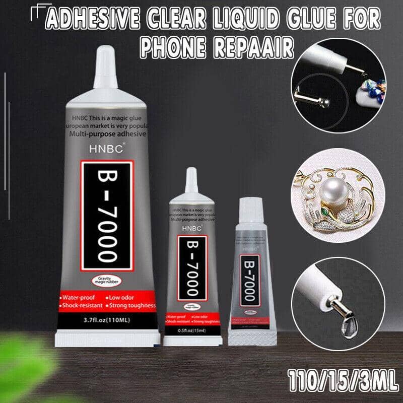 Multi-Purpose Clear Adhesive Glue for Jewellery, Phone and Craft Repair - 3 ml - view 2