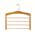Multi Tier Wooden Trouser Rack - Original Wood Finish