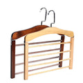 Multi Tier Wooden Trouser Rack - Original Wood Finish - view 3