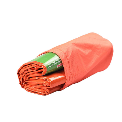 Multi-Use Emergency Blanket 213 x 91 cm for Camping and First Aid - Orange