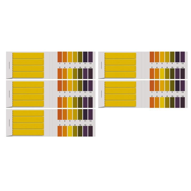 Multi-Use pH Test Strips for Pools and Aquariums - Pack of 400 (5 Books)