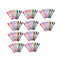 Multicolour Ballpoint Pen Set of 100 Multi Colour - 10 Sets