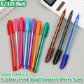 Multicolour Ballpoint Pen Set of 100 Multi Colour - 10 Sets - view 2