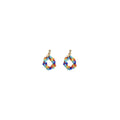 Multicolour Beaded Teardrop Earrings Boho Fashion for Women Girls - view 2