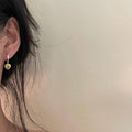 Multicolour Geometric Drop Earrings, Set of 6 with Glazed Zircon - view 4