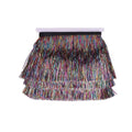 Multicolour Metallic Tassel Fringe Trim Roll, 10 m x 15 cm - view 2