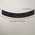 Multicolour Metallic Tassel Fringe Trim Roll, 10 m x 15 cm - view 3