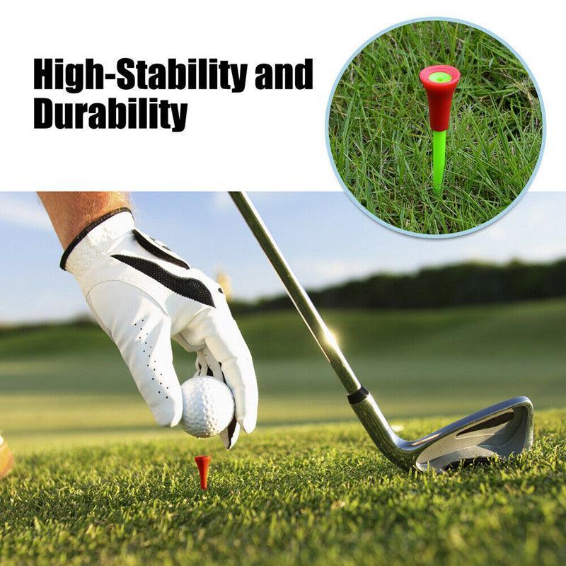 Multicolour Rubber Cushion Golf Tees, 83 mm - Pack of 100 - view 5