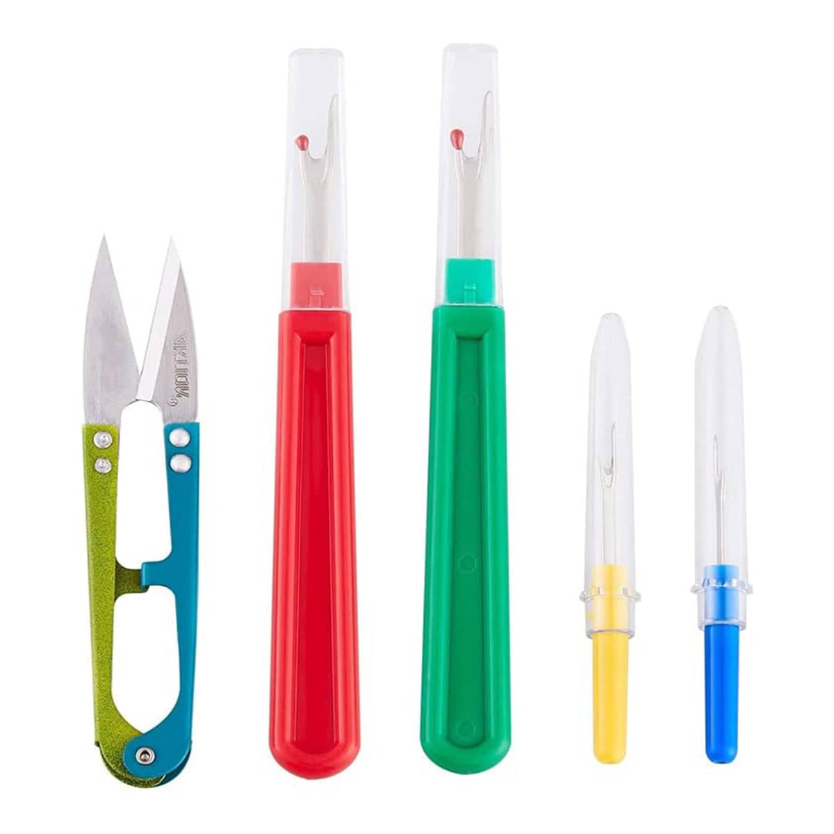 Multicolour Seam Ripper Set with Thread Snips - Set of 5 - view 2