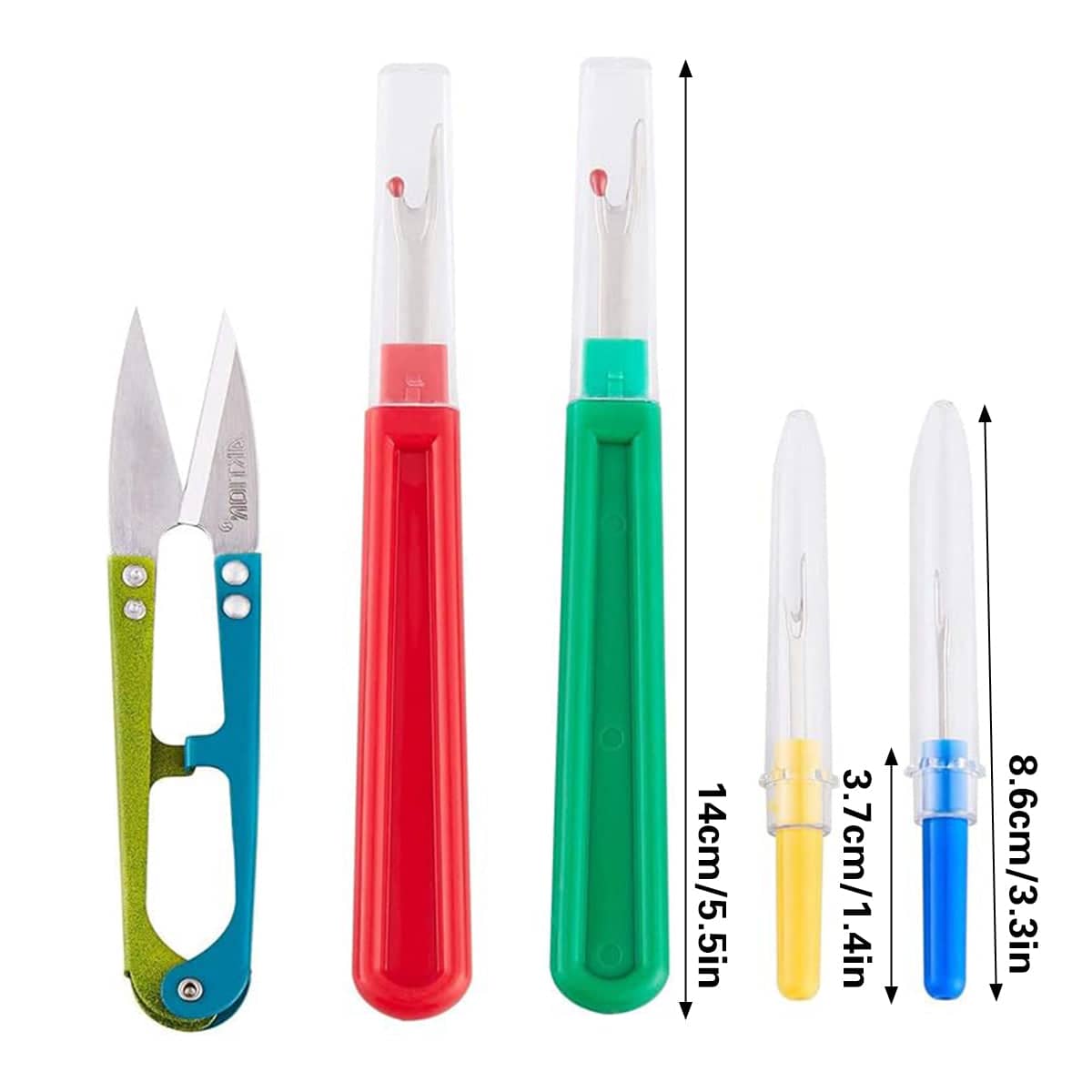 Multicolour Seam Ripper Set with Thread Snips - Set of 5 - view 3