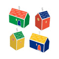 Multicolour Small House Gift Boxes - Pack of 40 Candy Party Favour Treat Boxes - view 2
