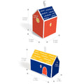 Multicolour Small House Gift Boxes - Pack of 40 Candy Party Favour Treat Boxes - view 3