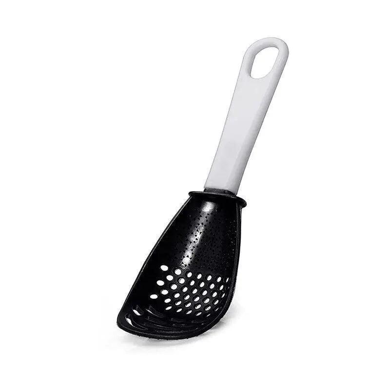 Multifunction Cooking Spoon Non-Stick, 22.5 x 7cm - Black