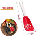 Multifunction Cooking Spoon Non-Stick, 22.5 x 7cm - Black - view 5