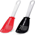 Multifunction Cooking Spoon Non-Stick, 22.5 x 7cm - Red and Black
