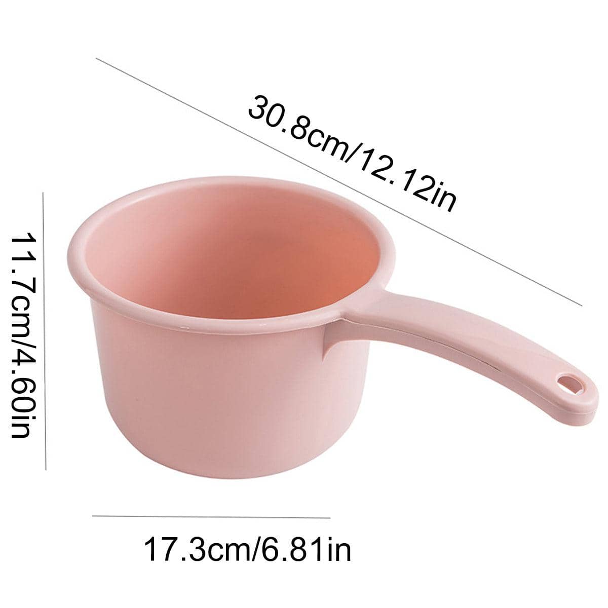 Multifunction Plastic Water Scoop Set for Kitchen and Garden, Pack of 3 - view 3