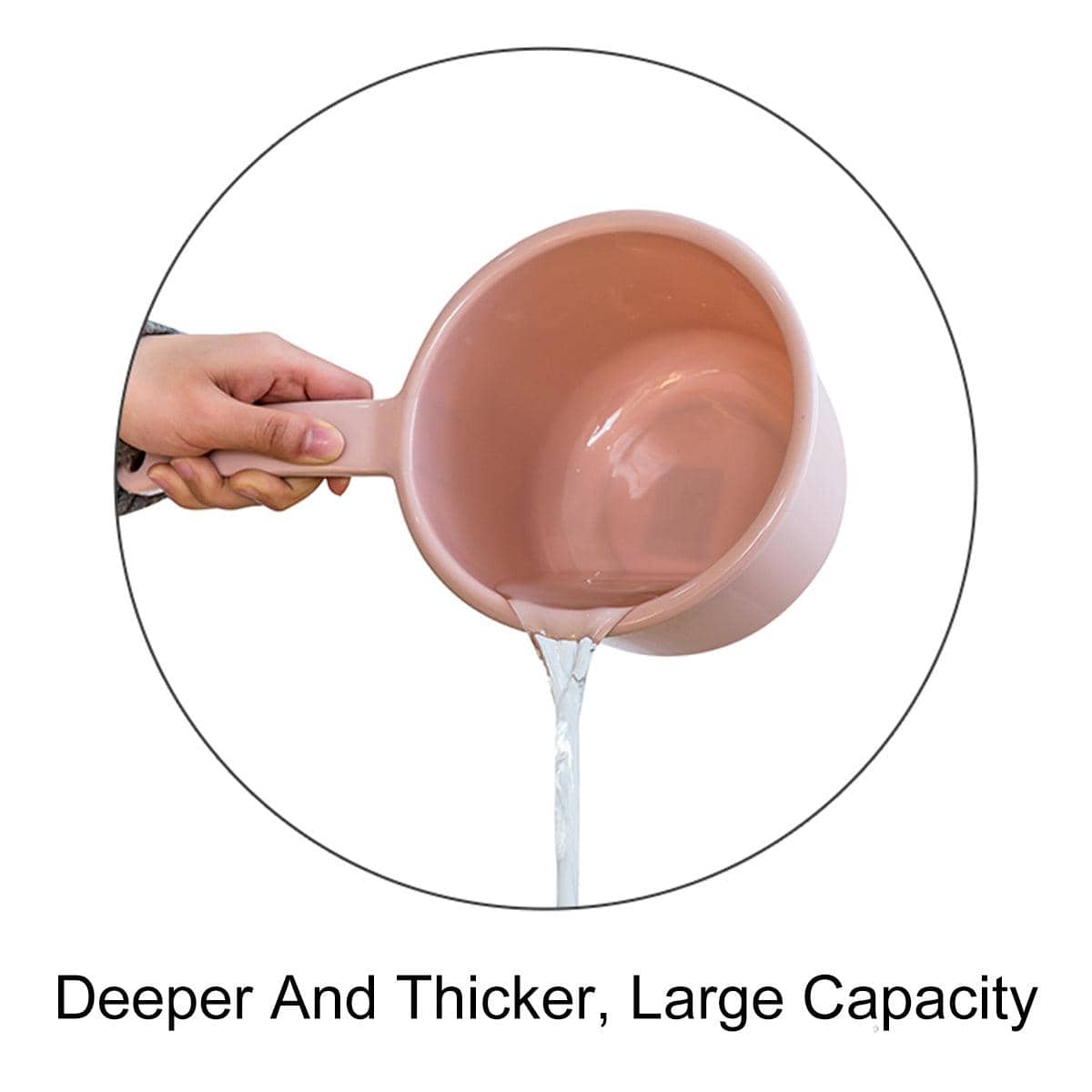 Multifunction Plastic Water Scoop Set for Kitchen and Garden, Pack of 3 - view 4