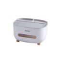 Multifunction Tissue Box Cover Holder with Top Storage Tray - White - view 2