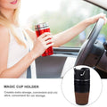 Multifunctional Car Cup Holder and Storage Organiser, Black - view 5