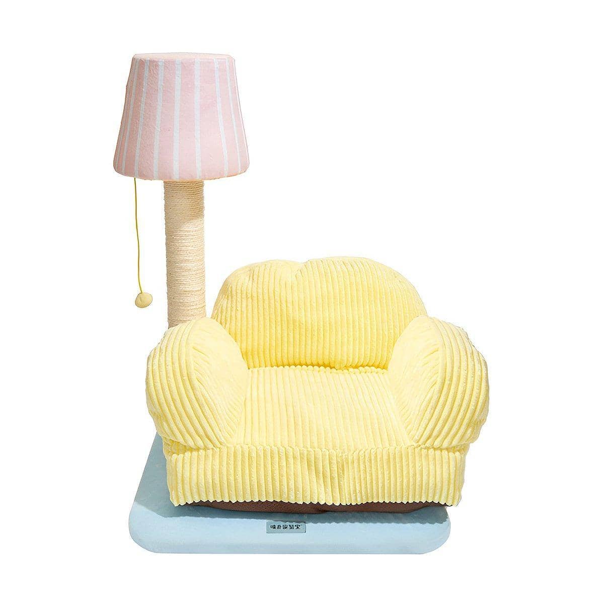 Multifunctional Cat Lounge Sofa with Sisal Scratch Post - view 2