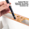 Multifunctional Desktop Organiser with Pen Holders - White - view 5