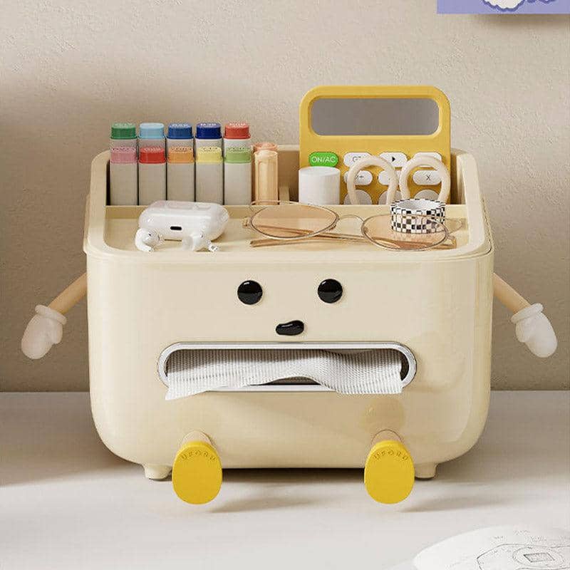 Multifunctional Desktop Tissue Box Organiser for Household Use - view 4