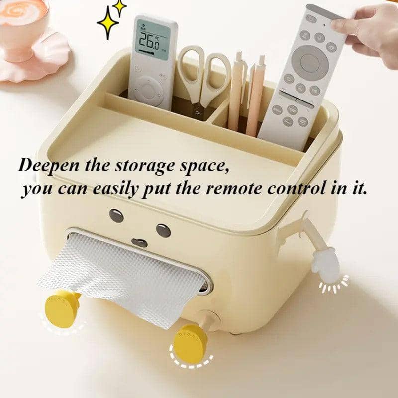 Multifunctional Desktop Tissue Box Organiser for Household Use - view 5