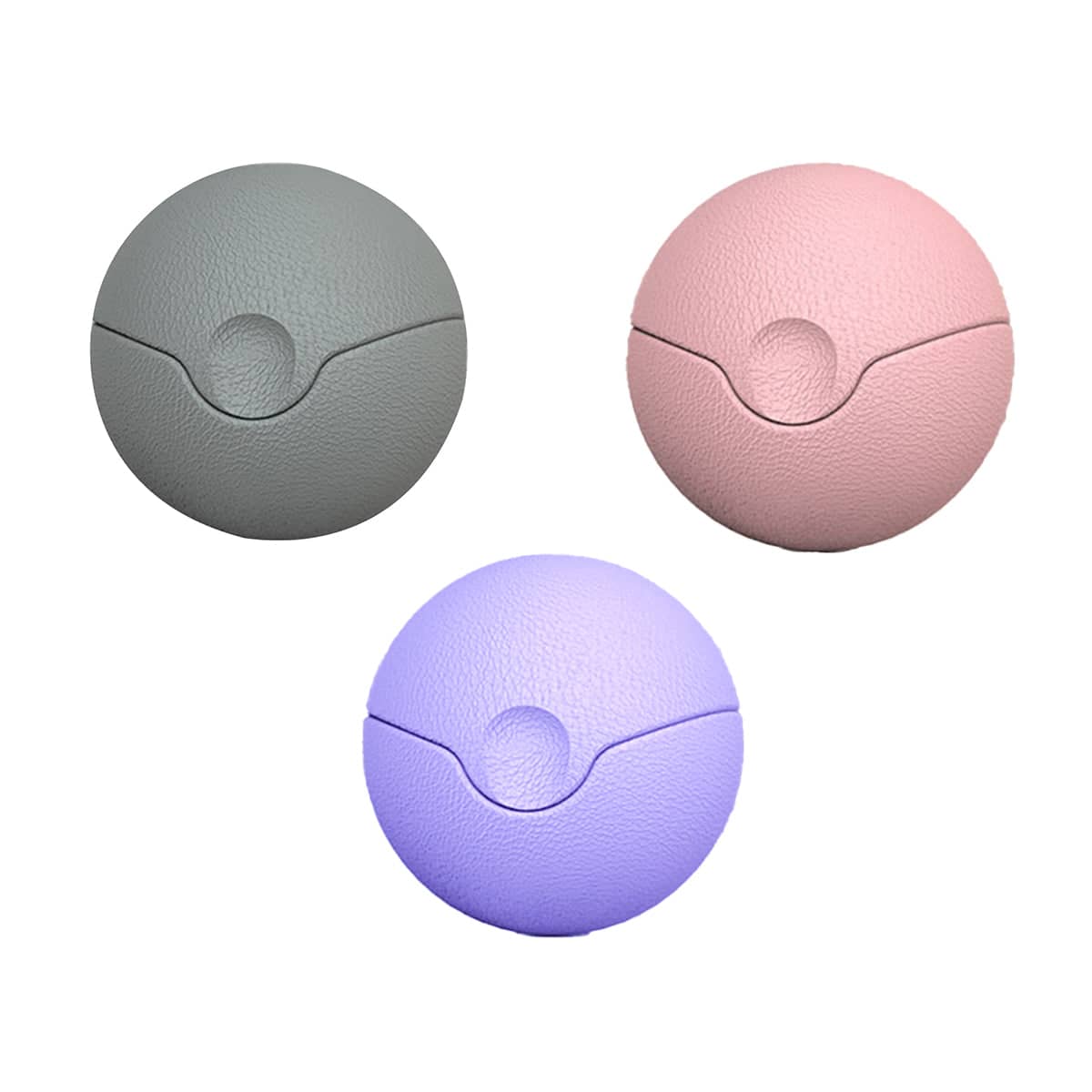 Multifunctional Fascia Massage Ball with Replaceable Heads - Light Purple - view 3