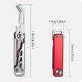 Multifunctional Folding Knife Case Opener EDC Tool Kit - Black - view 4