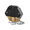 Multifunctional Hexagon Folding Pocket Tool with Knife - Gold