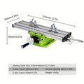 Multifunctional Micro Worktable Machine Tool Table, X and Y Axis, Aluminium Alloy - view 3