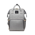 Multifunctional Nappy Backpack Changing Bag - Light Grey