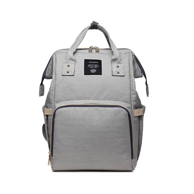 Multifunctional Nappy Backpack Changing Bag - Light Grey