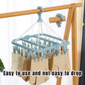 Multifunctional Plastic Clothes Drying Rack with Clips, Pack of 3 - view 4