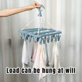 Multifunctional Plastic Clothes Drying Rack with Clips, Pack of 3 - view 5