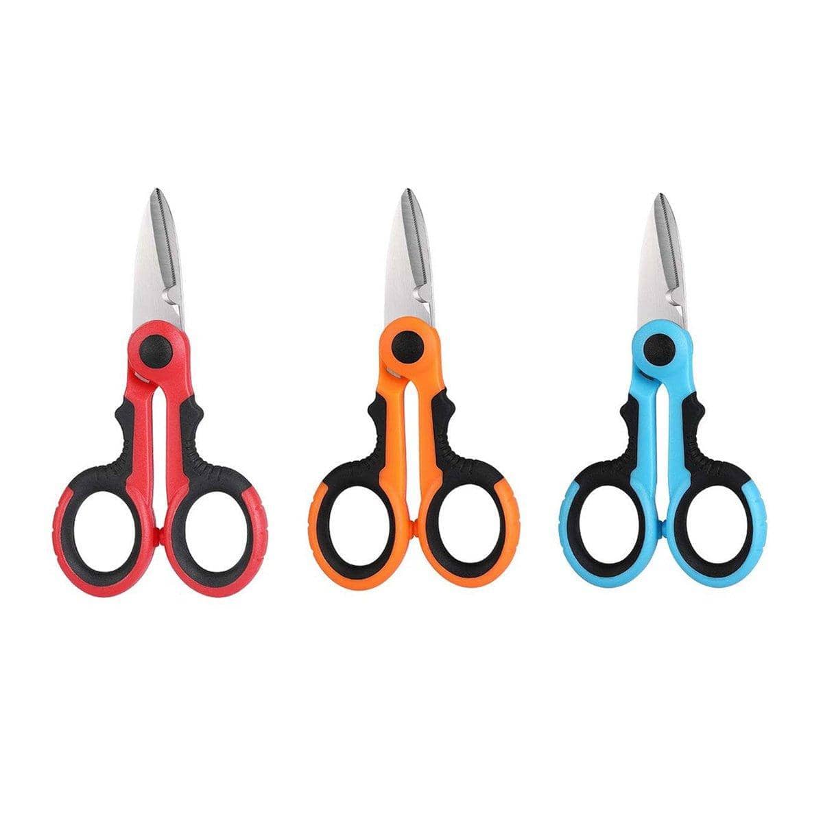 Multifunctional Serrated Fishing Scissors - Red - view 3