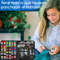 Multifunctional Sewing Kit with 226 Pieces, Portable Travel Sewing Box - view 4