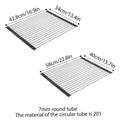 Multifunctional Stainless Steel Draining Rack - 580 x 400 mm - view 4