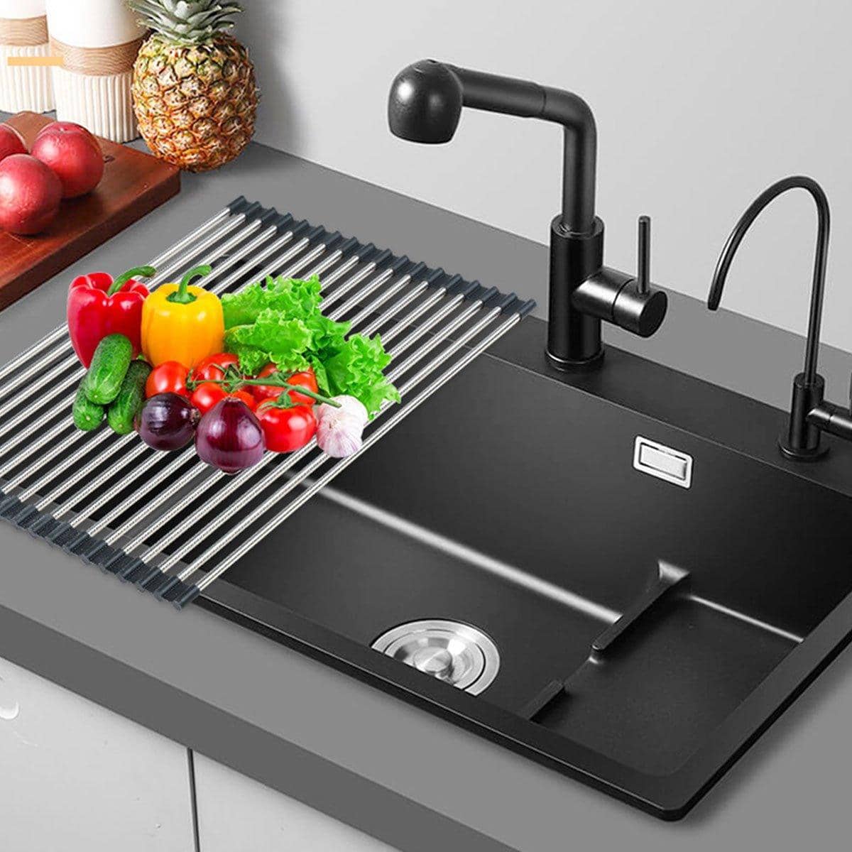 Multifunctional Stainless Steel Draining Rack - 580 x 400 mm - view 5