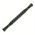 Muscle Roller Massage Stick with 9 Rollers - Black