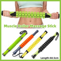 Muscle Roller Stick Full Body Massage Tool for Home and Gym - Green - view 2
