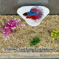 Mushroom Aquarium Rest Ledge White Suction Cup Shelf for Betta Fish - view 4