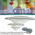 Mushroom Aquarium Rest Ledge White Suction Cup Shelf for Betta Fish - view 5