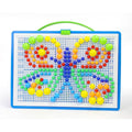 Mushroom Nail Puzzle Set - 296 Pieces, 29cm Pegboard - view 2